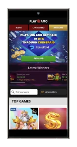 PlayAmo Casino Android