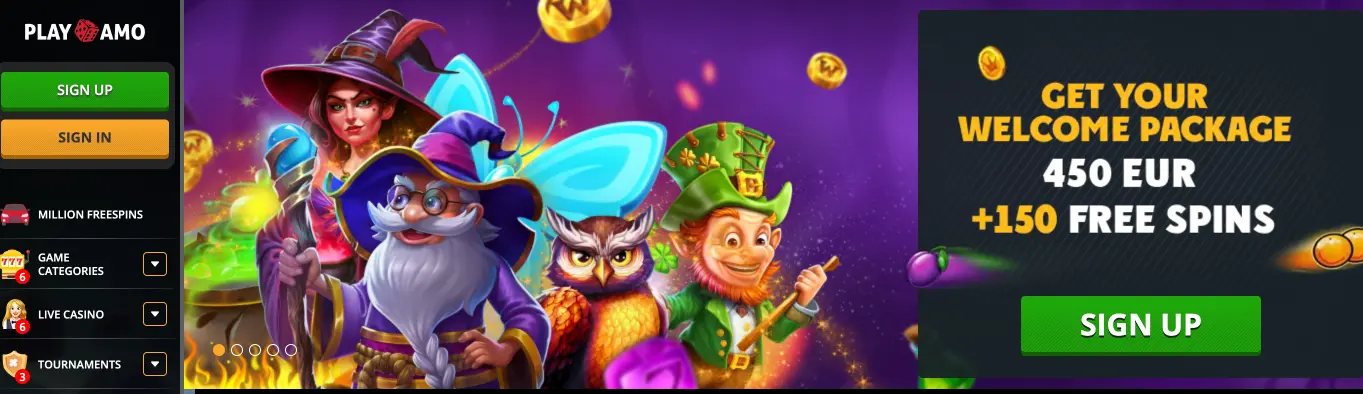 playamo casino sign-up bonus